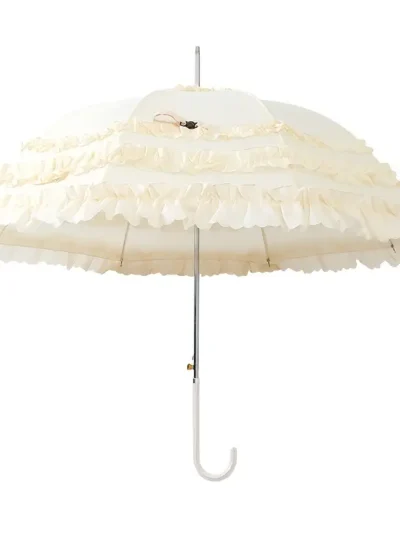 elegancka parasolka na białym tle
