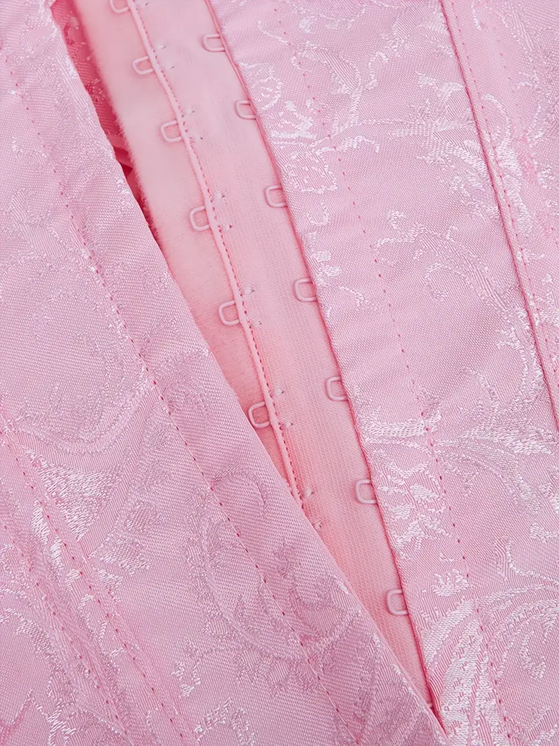 materiał oraz zapinki kobiecego gorsetu