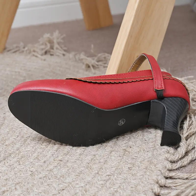 czarna podeszwa retro butów dla kobiet